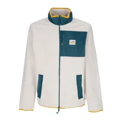 Giubbotto Pile Uomo Mt Full Zip Oatmeal/deep Teal