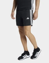 Mens Short Da Allenamento Essentials Base 3 Stripes Woven - Nero, nero nero Uomo taglia XL 18 CM