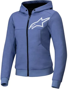 Felpe Donna STELLA CHROME V2 SPORT Blu Viola Bia taglia L - Alpinestars - FashionsVida