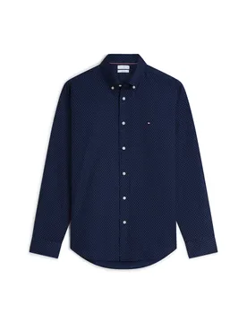 FLEX POPLIN MINI PRINT SHIRT male