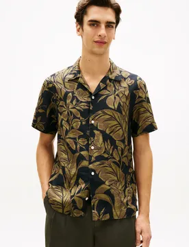 XL LINEN FLORAL AOP SS RF 1/2 male