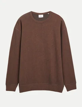 RED LABEL Basic Sweatshirt Braun XXL - S. Oliver - FashionsVida