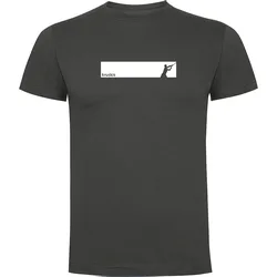 Fish Frame Short Sleeve T-shirt Dark Grey XL Men