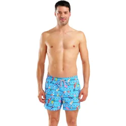 Bañador corto de hombre Water Prints