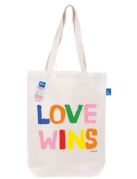Love Wins Natural Portrait Tote Bag - Julia Gash - FashionsVida