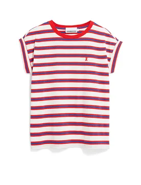 T-Shirt IDAARA creme L damen - Armedangels - FashionsVida