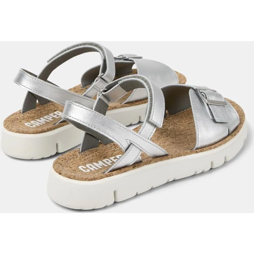 Sandalias planas de mujer Oruga de piel - Camper - FashionsVida