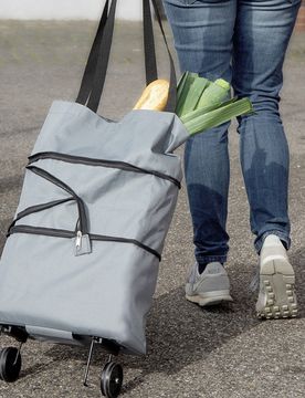 Einkaufstrolley 3in1, faltbare Einkaufshilfe