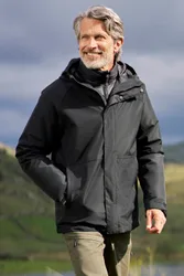 Alaskan Mens 3-in-1 Waterproof Jacket - Black - Black - Size: M