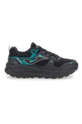 Scarpe trail da uomo nere e turchesi con suola tassellata TKSHOS2691 42
