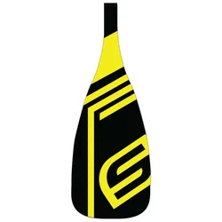 Pagaie De Paddle Modular Carbon 3 Sections Black / Yellow 175-220 cm unisex