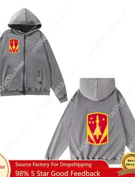 St Air Defense Artillery Brigade Patch Corps Zipper Sweatshirt Man Woman Teenager Retro Hoodies Vintage Pocket Jacket Tops - Aliexpress - FashionsVida
