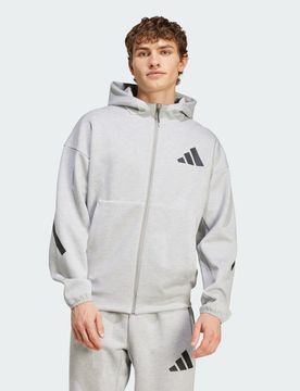 Track jacket New Z.N.E. Full-Zip Hooded 2XL Medium Grey Heather