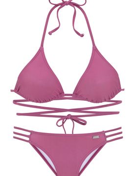 BUFFALO Bikini rojo violáceo
