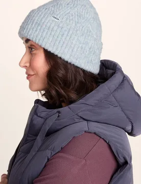 Unisex 'Abby' Knit Hat in Light Blue - Light Blue - Size: One Size - TOG24 - FashionsVida