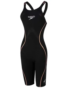 Fastskin Lzr Pure Intent Open Back Competition Swimsuit Black / Rose Gold UK 30 Women - Speedo - FashionsVida
