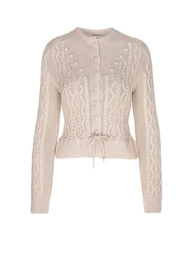 Trachten Strickjacke LENE rosa L damen - Gottseidank - FashionsVida