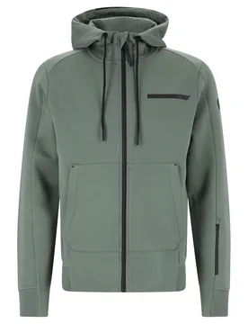 XL HOODED FULL ZIP SWEATSHIRT male - XL - FashionsVida