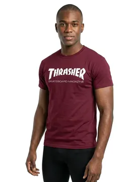 T-shirt à Manches Courtes Skate Mag Maroon S