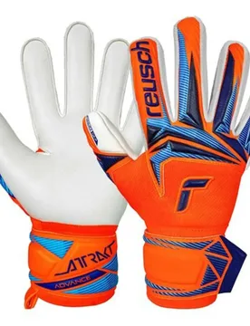 Gants De Gardien De But Attrakt Gold X Nc Shocking Orange / Blue 9 unisex - Reusch - FashionsVida