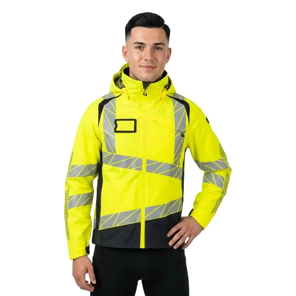 Veste De Pluie Accelerate Safe 19301 Outer Lining Hi-Vis Yellow / Dark Navy S - MASCOT - FashionsVida