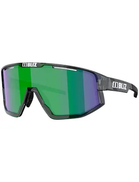 Sonnenbrillen für Radfahrer Fusion Small Crystal Black Brown W Green Multi schwarz - Bliz - FashionsVida