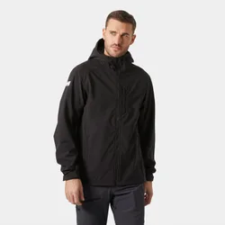 Men's Paramount Hooded Softshell Jacket Black 2XL - Black - Male
