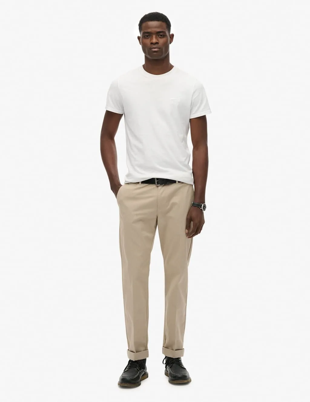 Regular Fit Chinos Brown male - Superdry & Co - FashionsVida