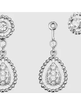 Pendientes Gayubo de oro y diamantes - El Corte Inglés - FashionsVida