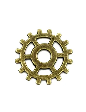 PCS Vintage Bronze Tone Round Gear Mechanical Theme DIY Charm Pendants 25mm Handmade Neccklace Crafts Supplies Materials Pack - Aliexpress - FashionsVida