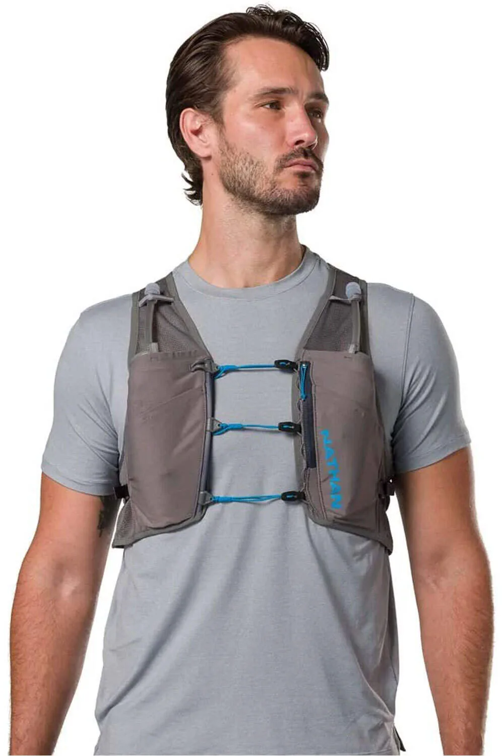 Pinnacle breeze 4l varios running Gris (S/M) - Nathan - FashionsVida