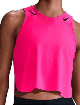 Dri-fit adv aeroswift camiseta técnica tirantes mujer Rosa (L)