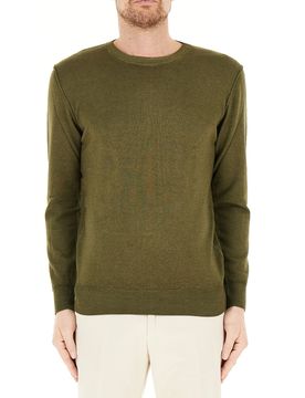 Maglione in lana VERDE OLIVA XXL