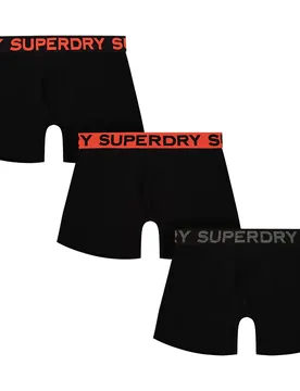 Boxers M3110452c 3 Unités Black/Orange M