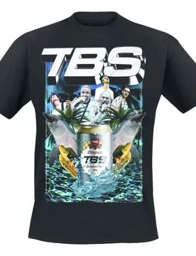 T-Shirt - Absoluter Delfin-Irrsinn - S bis M - für Männer - Größe S - schwarz - EMP exklusives Merchandise! - Männer - male - The Butcher Sisters - FashionsVida