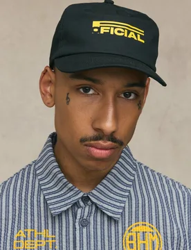 Herren 5-Panel-Rennkappe Black - boohooMAN - FashionsVida