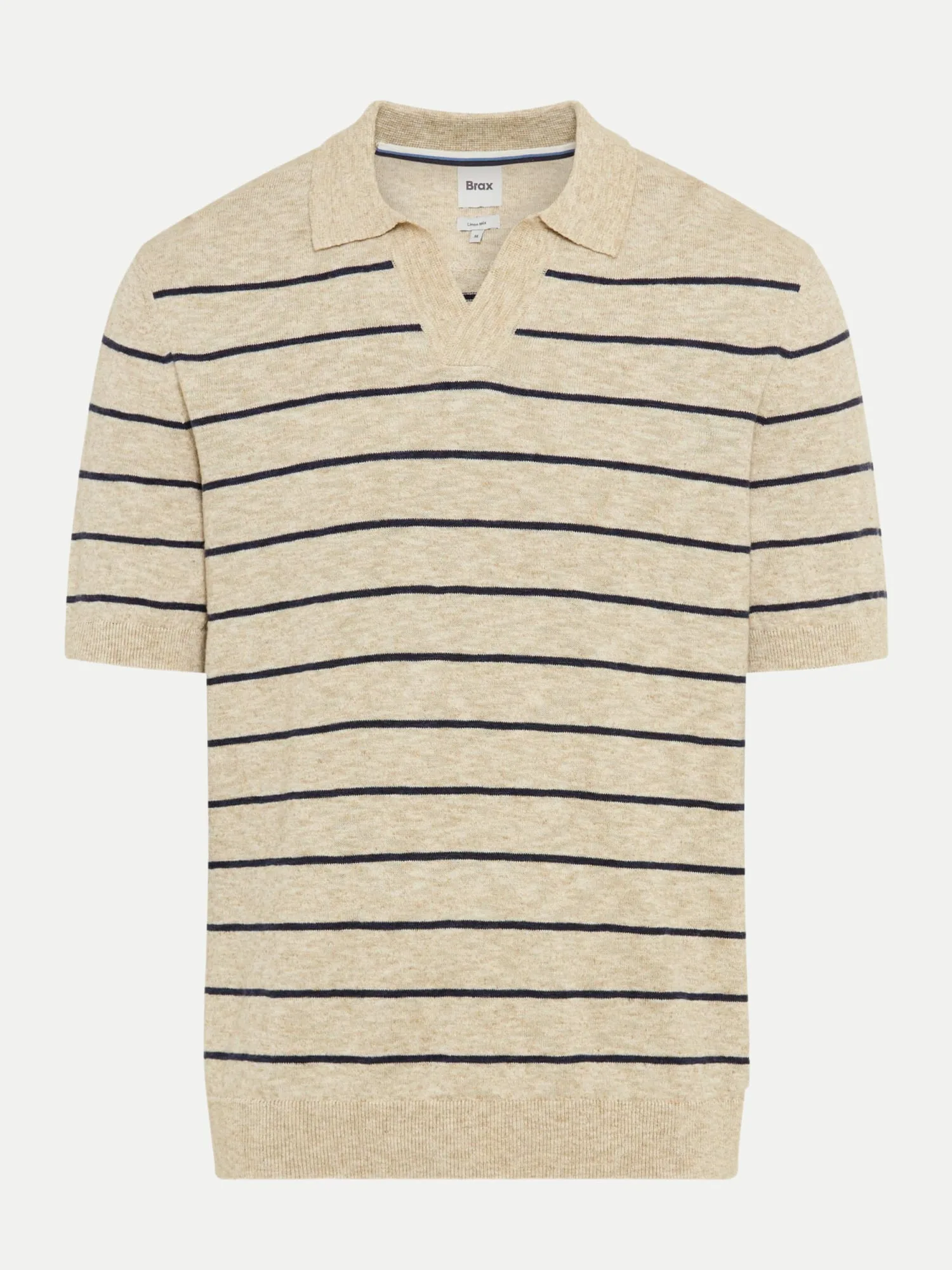 Brax Strickpoloshirt Beige XXL - Brax - FashionsVida