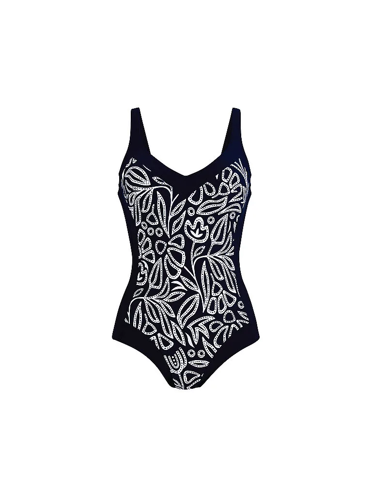 Costume da bagno da donna Flower Dots Sidonia blu 48C - Anita - FashionsVida