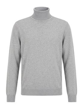 Rollkragenpullover Herren Grau 56 Herren
