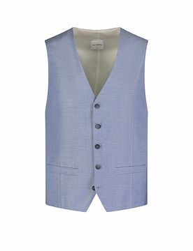 Chaleco de traje azul claro 62