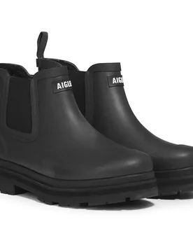 Bottes De Pluie Soft Rain Fur Noir EU 39 - Aigle - FashionsVida