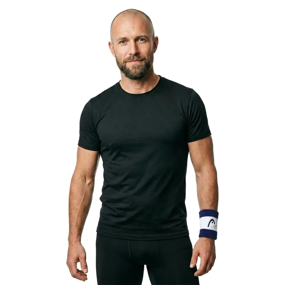 Striped 2.5 Wristband Navy / White One Size - Head Racket - FashionsVida