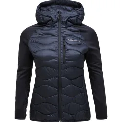 Chaqueta de esquí de mujer Helium Hybrid Down Hood Peak Performanc