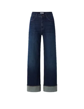 Jeans de pierna ancha azul oscuro 30/L32 - Richroyal - FashionsVida