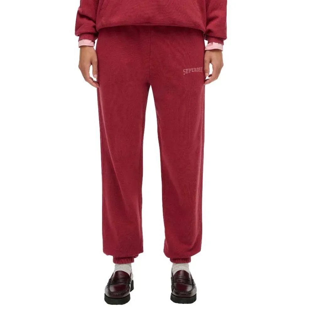 Joggers Athletic Essential Boyfriend Bordeaux Red XS - Superdry - FashionsVida