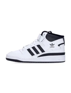 Scarpa Basket Uomo Forum Mid Cloud White/core Black/cloud White - Adidas - FashionsVida