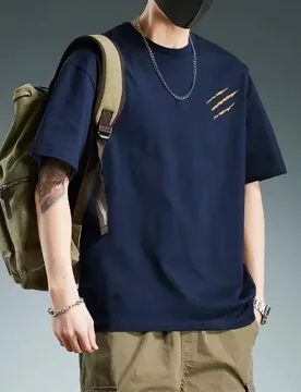 Heavy Duty Cotton Short Sleeve T-shirts Men's Loose Casual Trendy Japanese Style Printed T-shirts Male New Fashion Clothes Tops - Aliexpress - FashionsVida