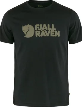 Logo Herren T-Shirt, schwarz M - Fjällräven - FashionsVida