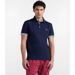 Harmont&Blaine - Polo de hombre con bordes a rayas