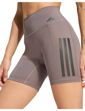 Leggings Courts Optime Workout 3 Stripes 5´´ Charcoal L - Adidas - FashionsVida
